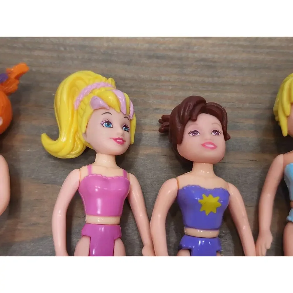 Polly Pocket Doll Lot Of 4